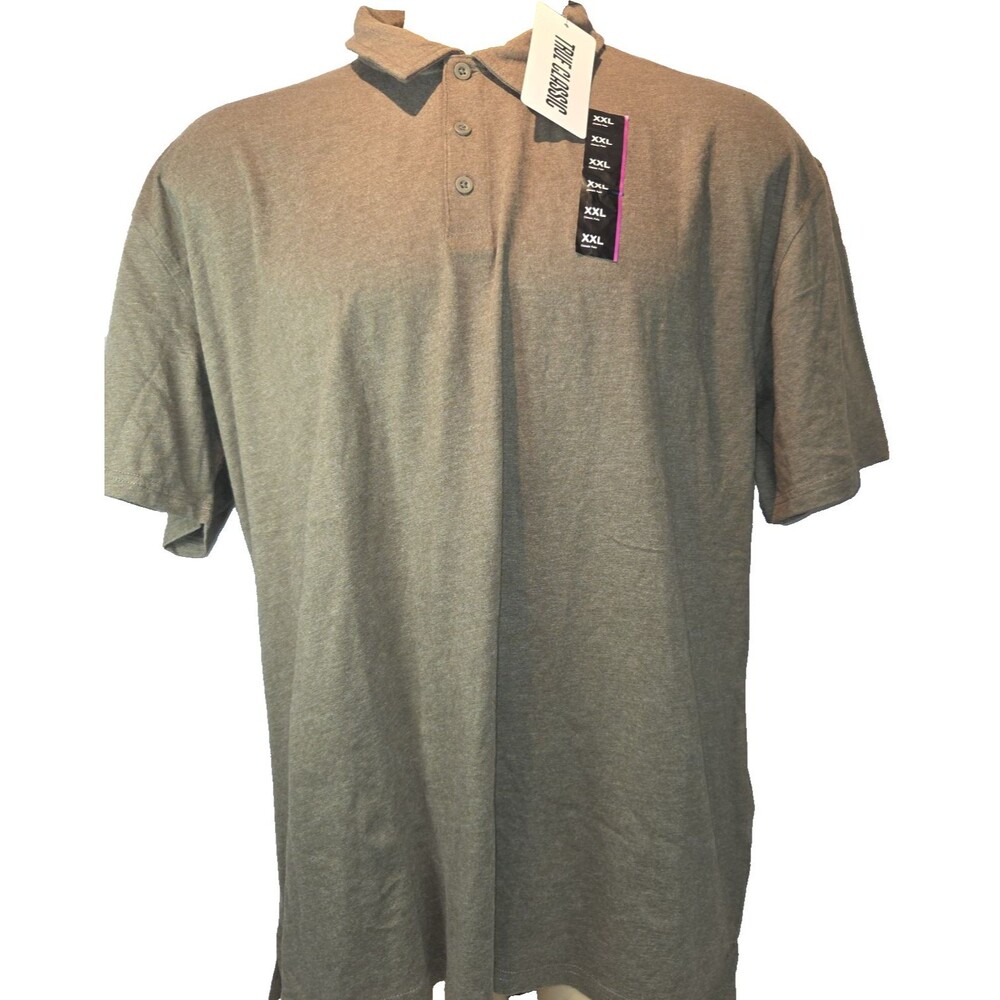 True Classic Green Classic Polo Shirt  Men's Size XXL New